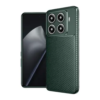 Mi 15T Pro Auto Focus Karbon Kapak - Koyu Yeşil