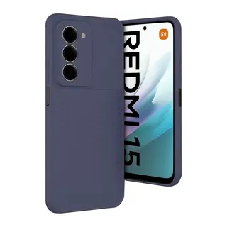 Redmi 15 4G Auto Focus Karbon Kapak - Lacivert