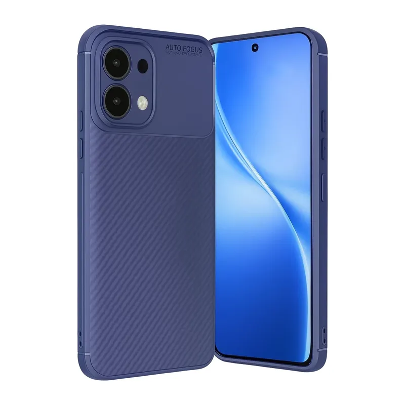 A6 Pro 4G Auto Focus Karbon Kapak - Lacivert