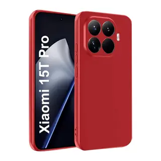 Mi 15T Pro First Silikon - Kırmızı
