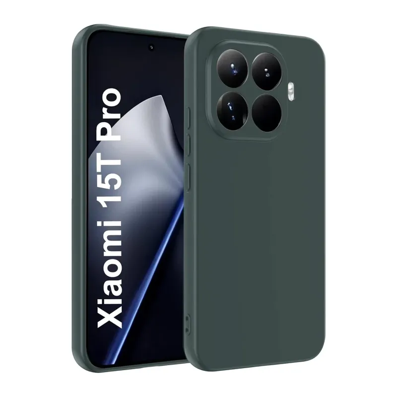 Mi 15T Pro First Silikon - Koyu Yeşil