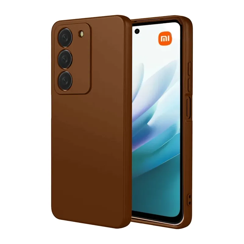 Redmi 15 4G First Silikon - Kahverengi