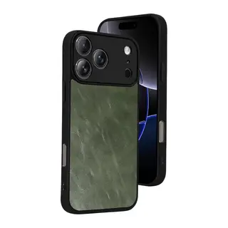 iPhone 17 Pro Max Aras Deri Kapak - Yeşil