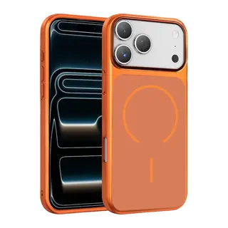 iPhone 17 Pro Max/18 Pro Max Rush Magsafe Kapak - Turuncu