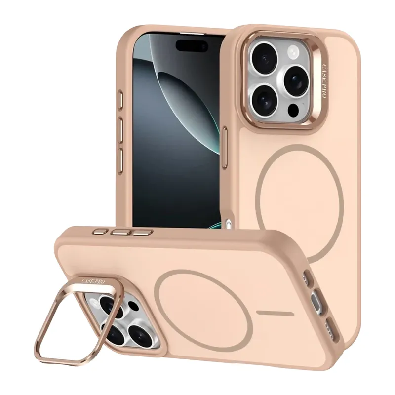 iPhone 16 Pro Max Flexa Magsafe Kapak - Gold