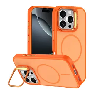 iPhone 16 Pro Max Flexa Magsafe Kapak - Turuncu