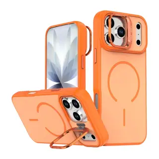 iPhone 17 Pro Max/18 Pro Max Flexa Magsafe Kapak - Turuncu