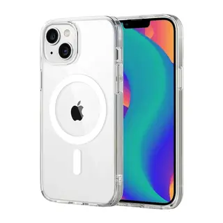 iPhone 15 Combo Sert Şeffaf Magsafe Kapak - Şeffaf