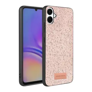 Samsung Galaxy A07 4G Bright Simli Kapak - Pembe