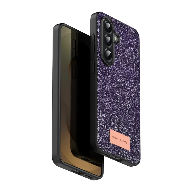 Samsung Galaxy A17 5G Bright Simli Kapak - Derin Mor