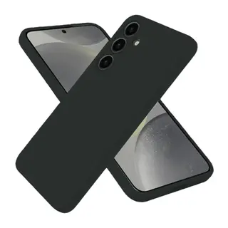 Samsung Galaxy S25 Plus Kılıf Nano içi Kadife Silikon - Siyah