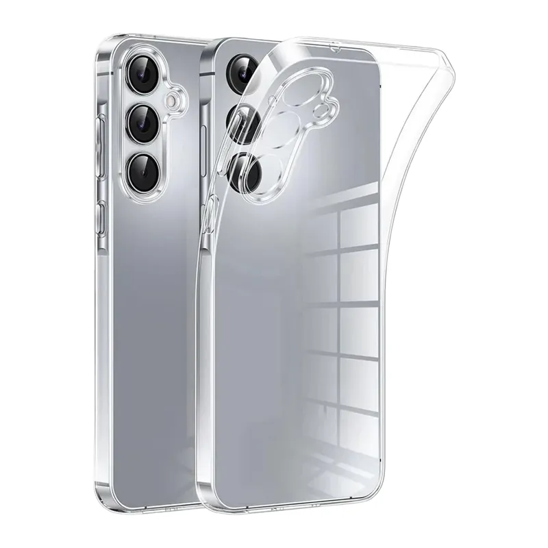 Samsung Galaxy A57 5G Lüx Şeffaf Silikon - Şeffaf