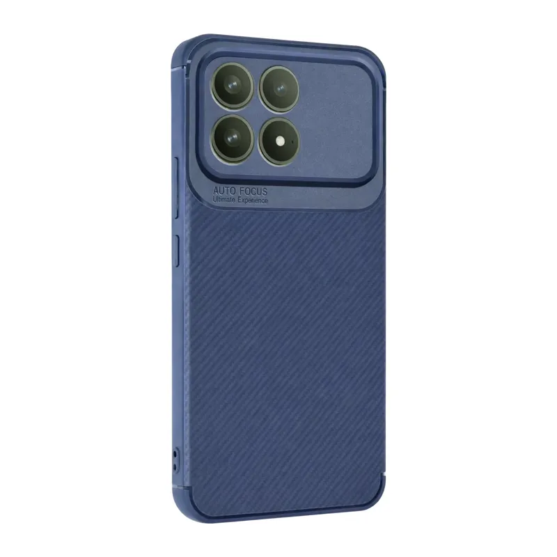 Poco F8 Pro Auto Focus Karbon Kapak - Lacivert