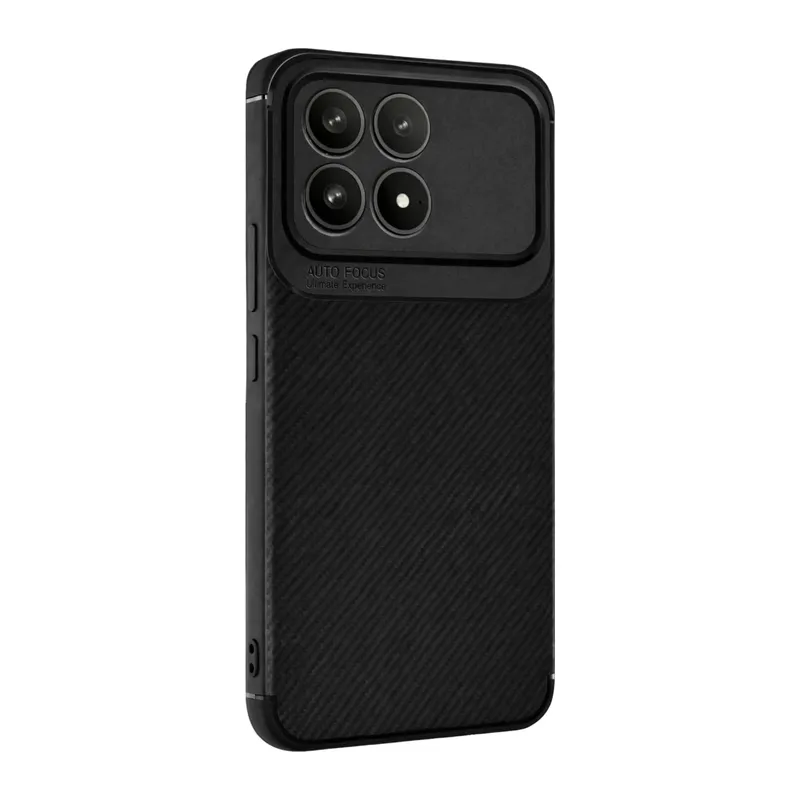 Poco F8 Pro Auto Focus Karbon Kapak - Siyah