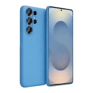 Samsung Galaxy S26 Ultra Nano içi Kadife Silikon - Mavi
