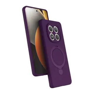 Redmi Note 15 Pro 5G Regal Magsafe Standlı Kapak - Derin Mor