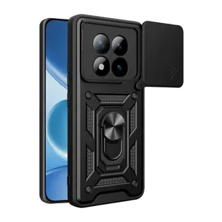 Redmi Note 15 Pro 5G Pars Lens Yüzüklü Silikon - Siyah