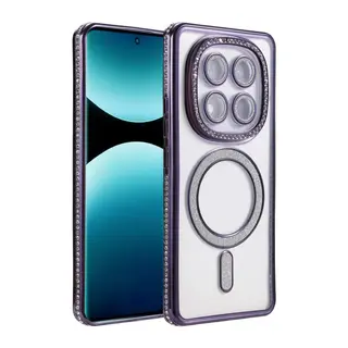 Redmi Note 15 Pro 5G Joke Simli Magneticsafe Kılıf - Derin Mor