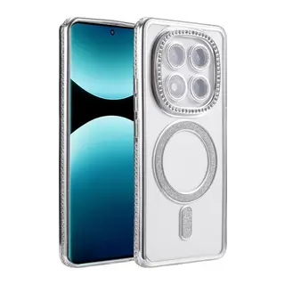 Redmi Note 15 Pro 5G Joke Simli Magneticsafe Kılıf - Gümüş