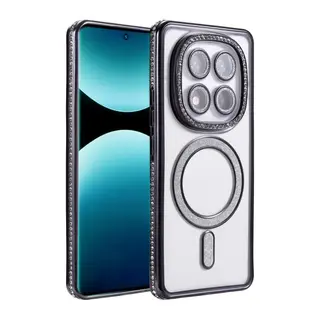 Redmi Note 15 Pro Plus 5G Joke Simli Magneticsafe Kılıf - Siyah