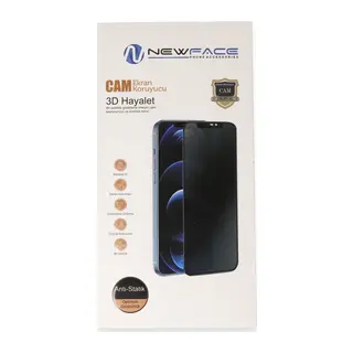 Redmi Note 15 Pro 5G 3D Antistatik Hayalet Cam Ekran Koruyucu - Siyah