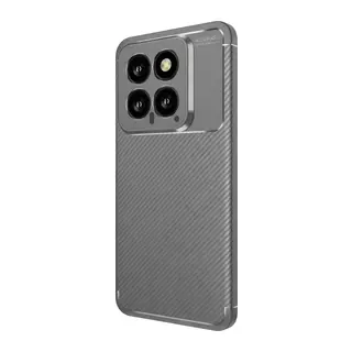 Mi 14T Kılıf Auto Focus Karbon Kapak - Gri