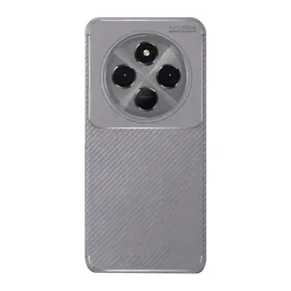 Redmi 14C Kılıf Auto Focus Karbon Kapak - Gri