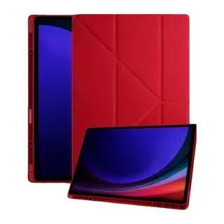 Samsung Galaxy Tab A11 Plus Kalemlikli Mars Tablet Kılıfı - Kırmızı