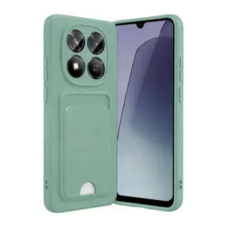 Redmi Note 15 Pro 4G Kelvin Kartvizitli Silikon - Açık Yeşil