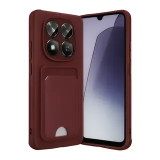 Redmi Note 15 4G Kelvin Kartvizitli Silikon - Bordo