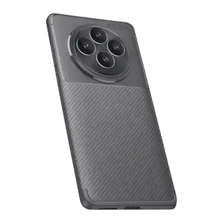 Reno 11 FS Kılıf Auto Focus Karbon Kapak - Gri