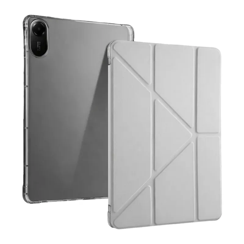 Redmi Pad 2 Kalemlikli Mars Tablet Kılıfı - Gri