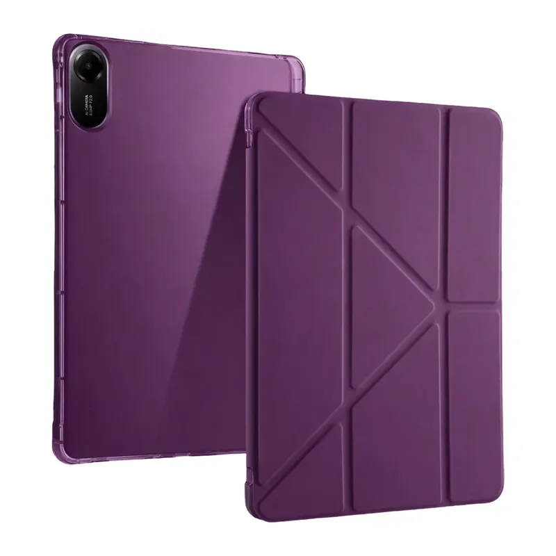 Redmi Pad 2 Kalemlikli Mars Tablet Kılıfı - Mürdüm