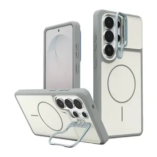 Samsung Galaxy S26 Ultra Pale Magsafe Standlı Kapak - Beyaz