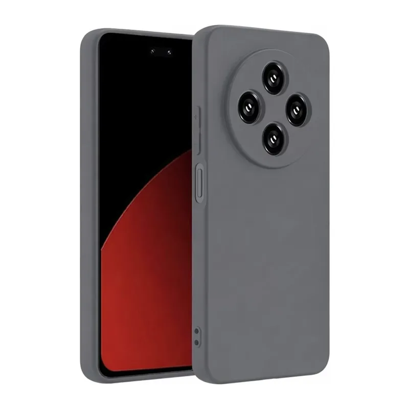 Redmi 14C Kılıf First Silikon - Gri