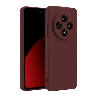Redmi 14C Kılıf First Silikon - Bordo