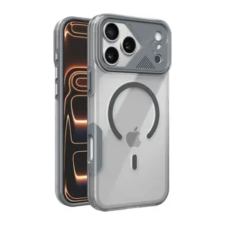 iPhone 17 Pro/18 Pro Zinko Magsafe Kapak - Titan Gri