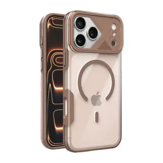 iPhone 17 Pro Max/18 Pro Max Zinko Magsafe Kapak - Çöl Titanyum