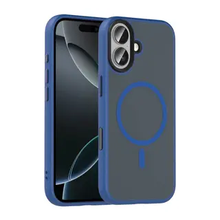 iPhone 16 Megane Magsafe Kapak - Lacivert