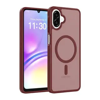 Samsung Galaxy A07 4G Jota Magsafe Kapak - Bordo