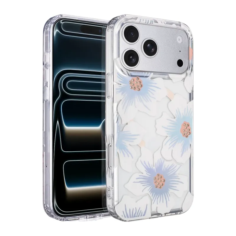 iPhone 17 Pro/18 Pro Desina Magsafe Kapak - Desen 2