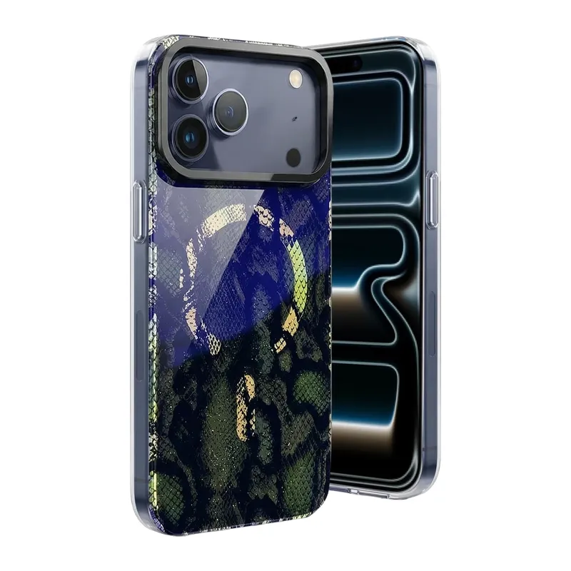 iPhone 17 Pro Max/18 Pro Max Desina Magsafe Kapak - Desen 7