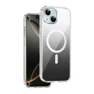 iPhone 15 Sora Simli Magsafe Kapak - Siyah