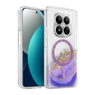 Redmi Note 15 Pro 4G Lotus Simli Magsafe Kapak - Mor