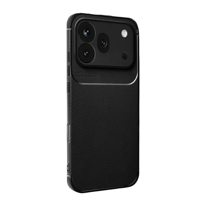 Huawei Honor 600 Pro Auto Focus Karbon Kapak - Siyah