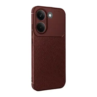 Poco X8 Pro Auto Focus Karbon Kapak - Bordo
