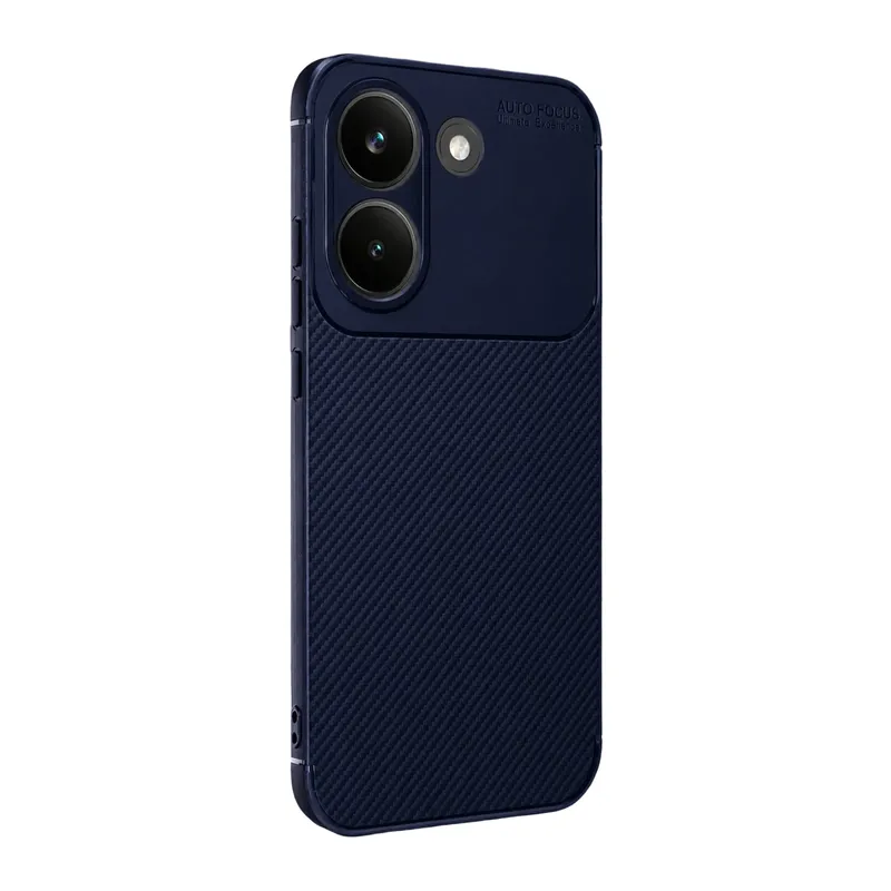 Poco X8 Pro Auto Focus Karbon Kapak - Lacivert