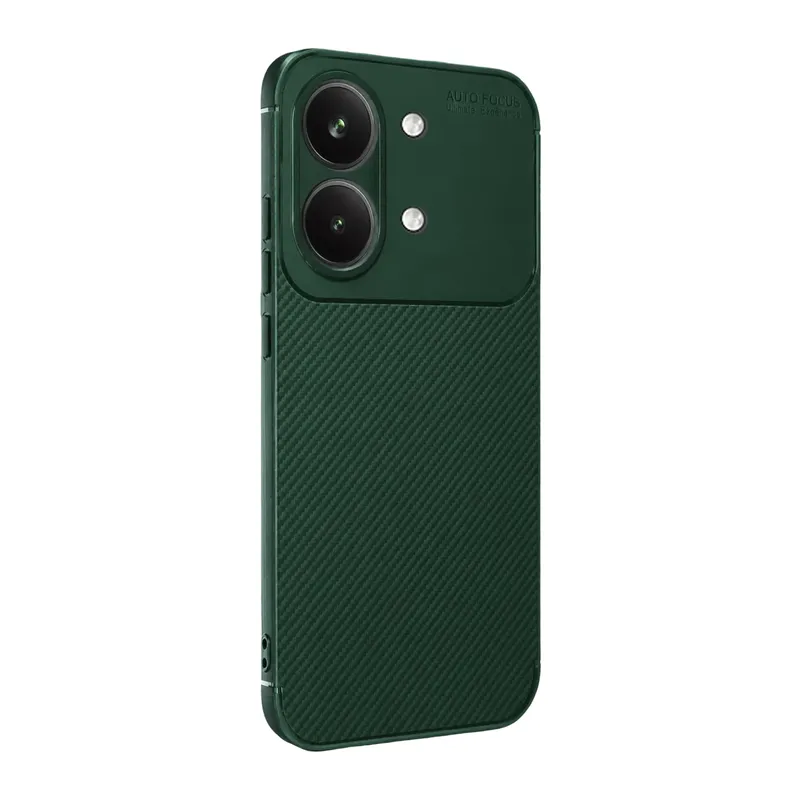 Poco X8 Pro Max Auto Focus Karbon Kapak - Koyu Yeşil