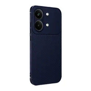 Poco X8 Pro Max Auto Focus Karbon Kapak - Lacivert