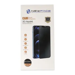 Poco X8 Pro Max 3D Antistatik Hayalet Cam Ekran Koruyucu - Şeffaf